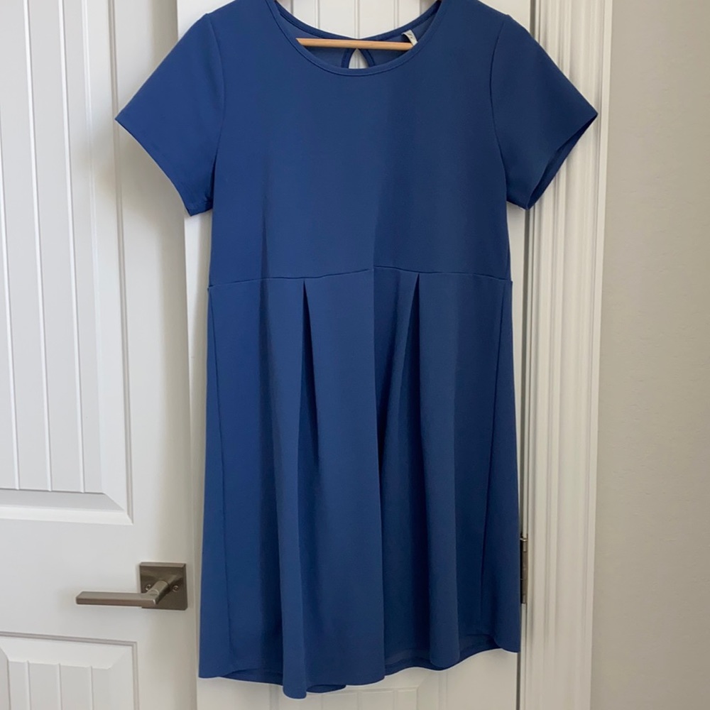 mts blue dress